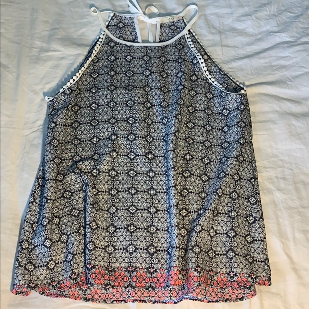 Sleeveless boho Le Lis top.